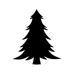 christmas tree silhouette