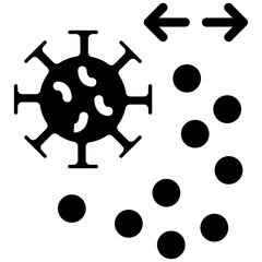 Obraz premium Disease Transmission Icon