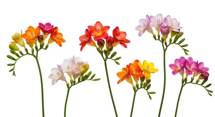 Fototapeta premium Chromatic Bloom AI Generated