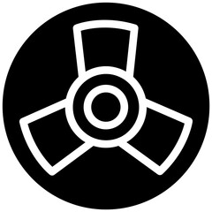Radiation Symbol Icon