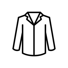 Men blazer icon vector design illustration in trendy style