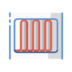  Radiant Heat Panel Icon for Energy Efficiency