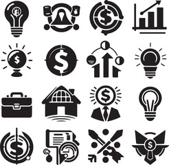 business icons set