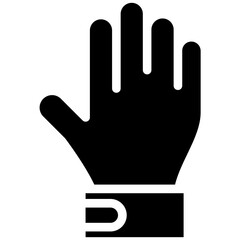 Obraz premium Rugby Gloves Icon