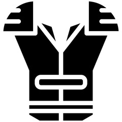 Rugby Vest Gear Icon