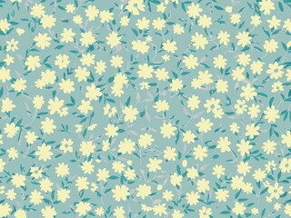 seamless pattern with leaves, seamless floral pattern