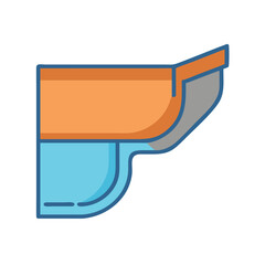  Icon of Roof Gutter End Cap for Construction