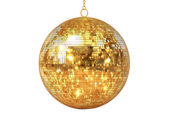 Obraz premium Golden Disco Ball 