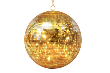 Golden Disco Ball 