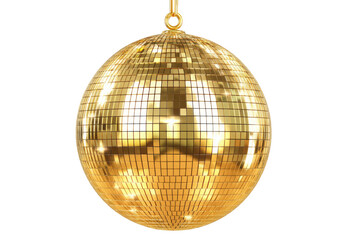 Obraz premium Golden Disco Ball 