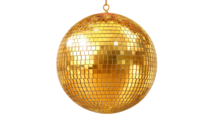 Golden Disco Ball 