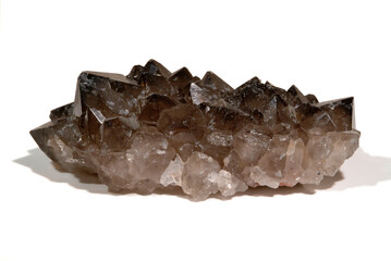 Mineral Quartz, Varient Smoky quartz, Smoky quartz hedgehog, Virginia Pit, St.Stephen, Cornwall,...