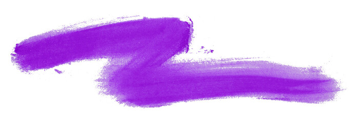 purple brush isolated on transparent background