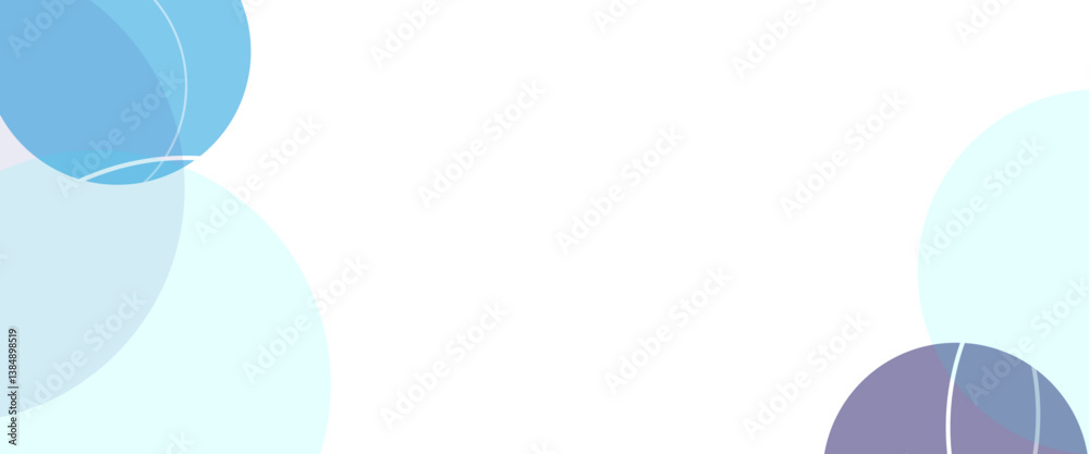 Poster Vector geometric abstract background with colorful circle.