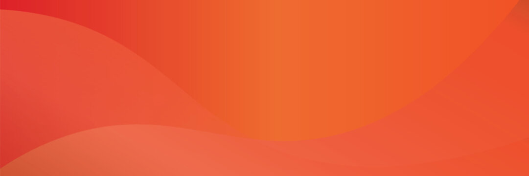 Modern 0range gradient background with waves. vector