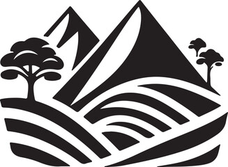 Obraz premium black and white vector illustration of a flower