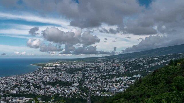 Timelapse Saint Denis La R&eacute;union