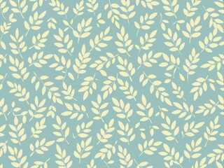 Seamless background with leaves, seamless pattern with leaves, seamless floral pattern