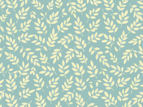 Seamless background with leaves, seamless pattern with leaves, seamless floral pattern