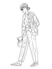 Illustration line art painting images colorful drawing 