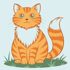 Kitten adobe illustration 