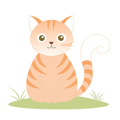 Adobe Illustrator of charming cat