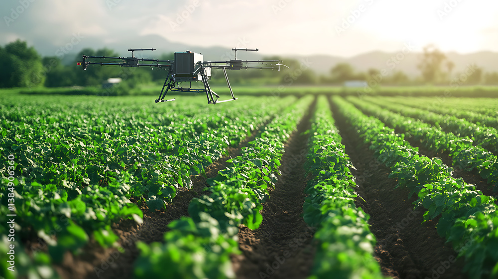 Poster an ai driven smart farming system using data and sensors to monitor crop health and optimize irrigat