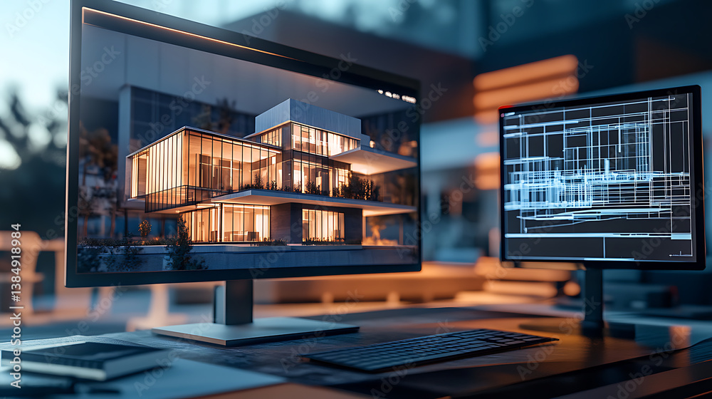 Poster an ai powered 3d visualization tool helping architects create and preview building models in real ti