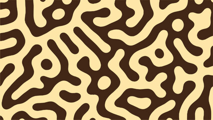 Abstract turing pattern lines seamless texture wallpaper fabric diffusion noodle background EPS 10