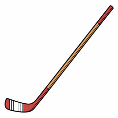 hockey stick and puck