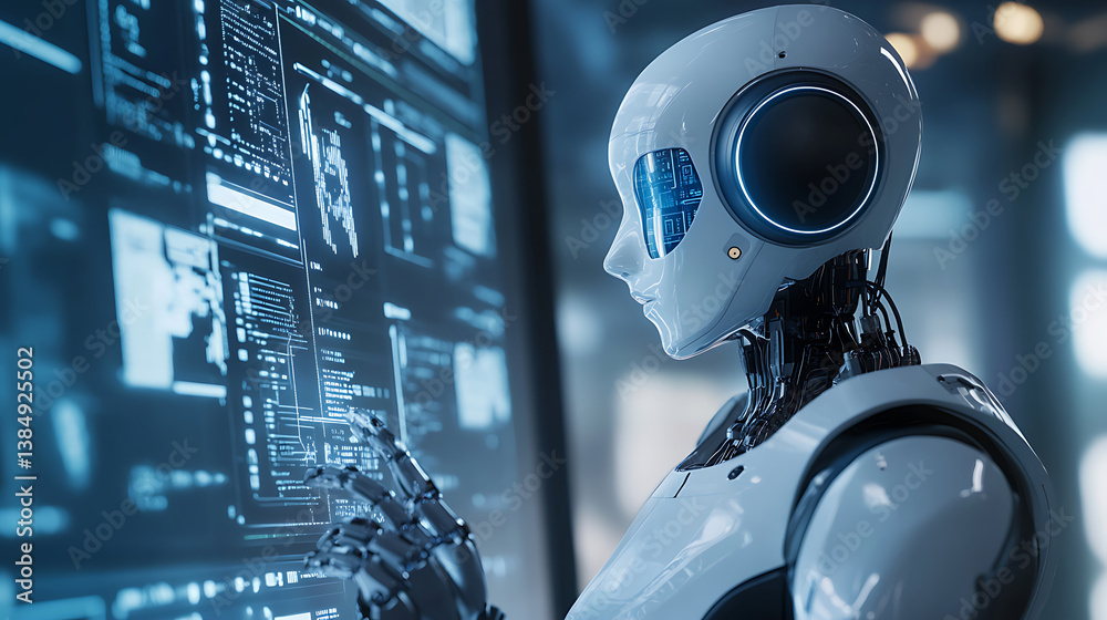 Poster an ai powered automated online customer support chatbot resolving issues and answering questions for
