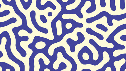 Abstract turing pattern lines seamless texture wallpaper fabric diffusion noodle background EPS 10