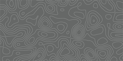 Artistic map lines forming a seamless contour pattern in abstract form

