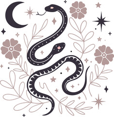 vector illustration of an abstract floral background