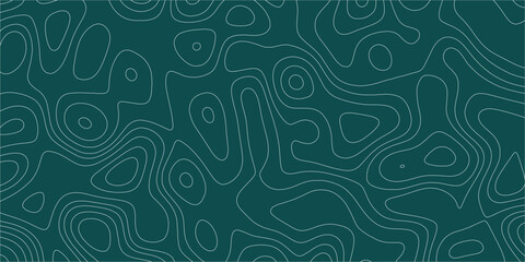 Terrain topography style pattern with abstract flowing lines in seamless style

