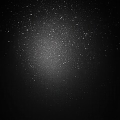 Obraz premium Black grainy gradient background, dark white gray monochrome abstract noise texture banner header backdrop design.