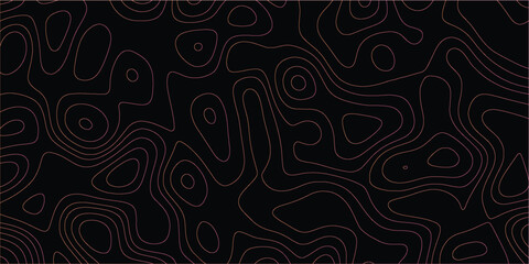 Abstract elevation line pattern forming a wavy and seamless terrain effect

