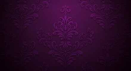 Midnight Damask AI Generated