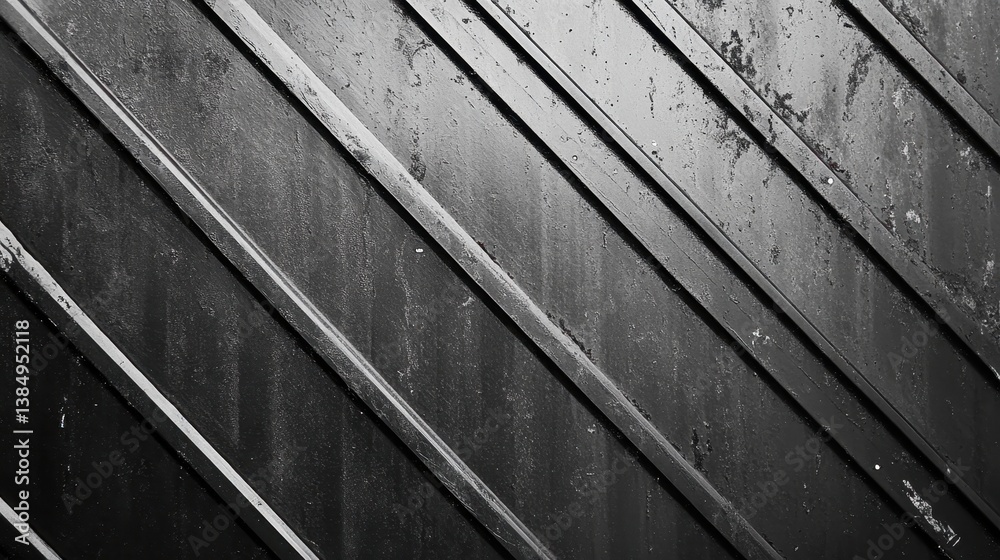 Poster diagonal lines cutting through frame, creating dynamic visual depth with gritty textural undertones,