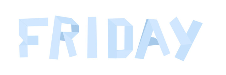 Colorful vector alphabet 