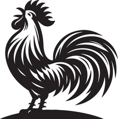 Rooster logo vector