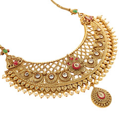 Gold Necklace: Indian Jewelry Design