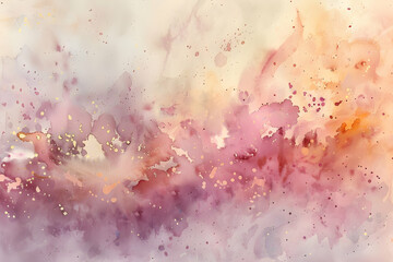 Obraz premium A soft, abstract watercolor background with flowing colors and gentle textures.