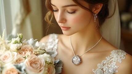 portrait of the bride