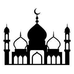 mosque silhouette