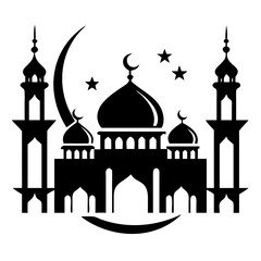 mosque silhouette