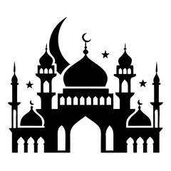 mosque silhouette