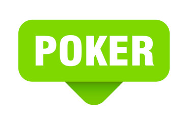 poker sticker. poker sign on transparent background