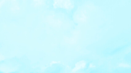 Blue pastel sky with white fluffy cloud. Cumulus clouds background. Cloudscape morning sky. The concepts of freedom of life, never give up and positive though energy.