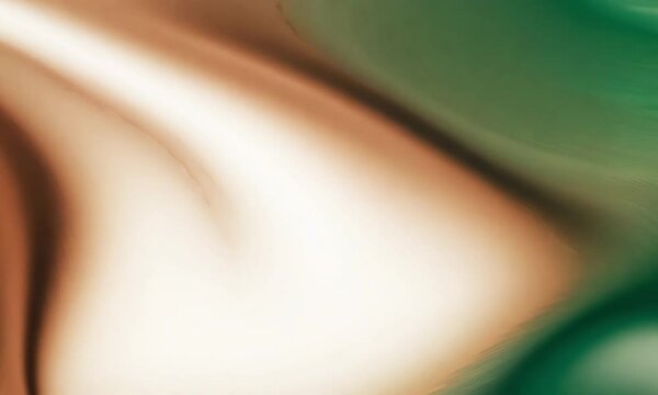 abstract combine color of coper, forest green and creamy white for background with waves